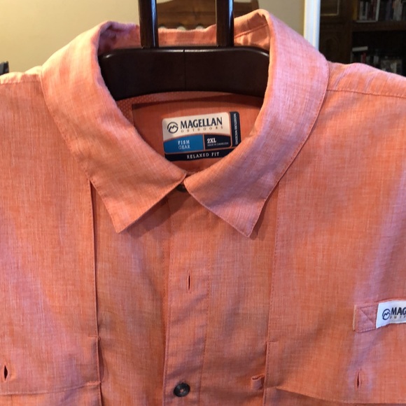 Magellan Outdoors Relaxed Fit Light Orange in color XXL - Picture 2 of 4